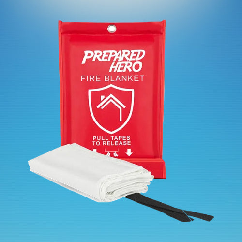 Prepared Hero Fire Blanket Emergency Fire Blanket Clearance Warehouse
