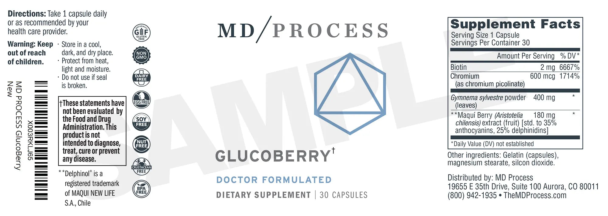 GlucoBerry - Blood Sugar Support Formula