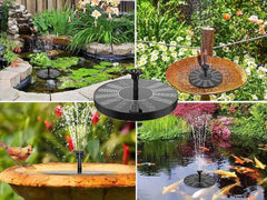 Bird Water Fountain by Sherem - Solar Bird Fountain