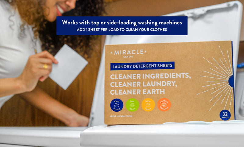 Miracle Laundry Detergent Sheets - Eco Friendly Laundry Sheets