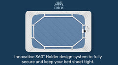 Bed Scrunchie - Bed Sheet Tightener Sheet Holder